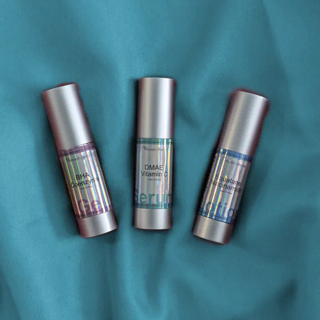 The Cleanse Gel, Nourish Serum, and Quench Lotion